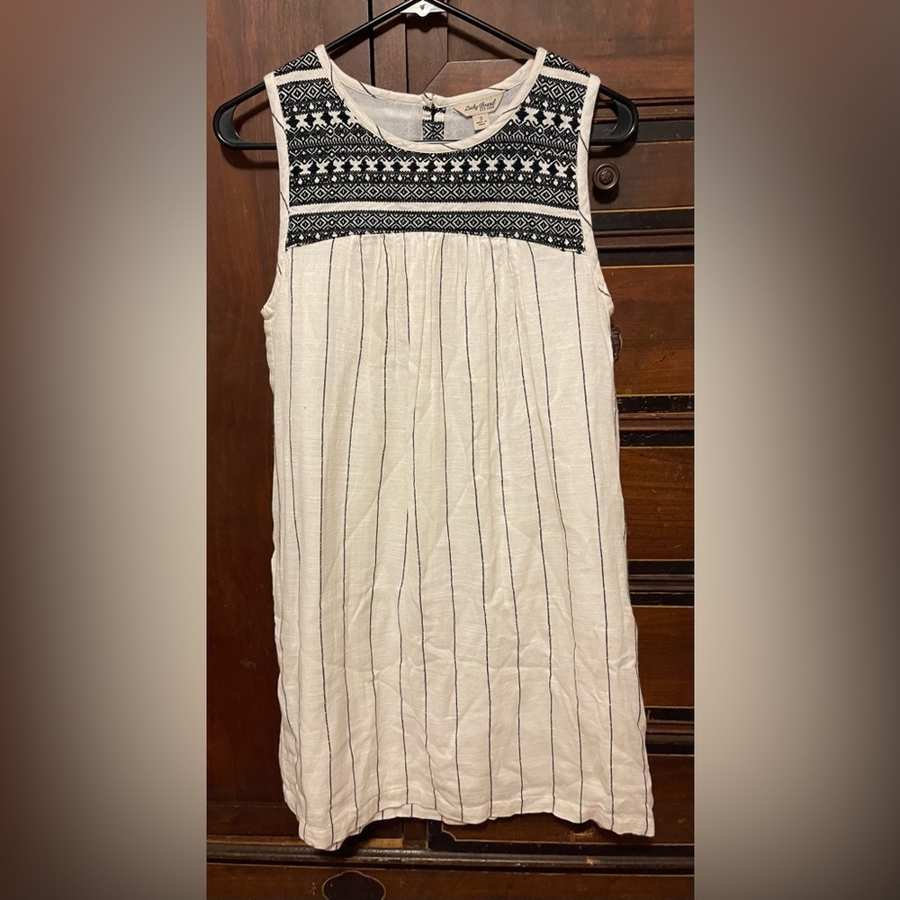 Lucky Brand Blue and White Striped Skirt
